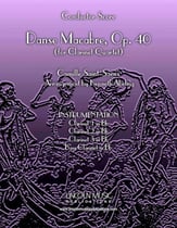 Danse Macabre, Op. 40 for Clarinet Quartet P.O.D. cover